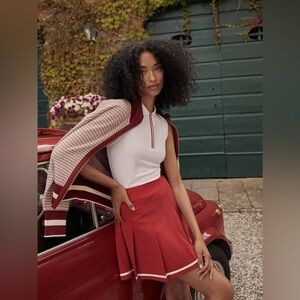 Varley Clarendon 2.0 High-Rise Skort 16" sz S